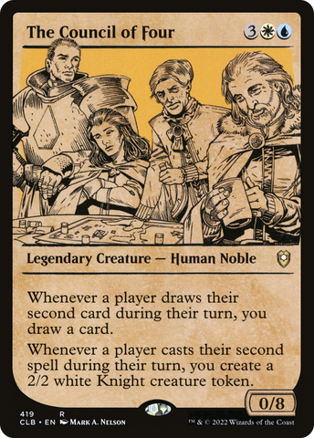 The Council of Four (Showcase) [Commander Legends: Battle for Baldur's Gate]