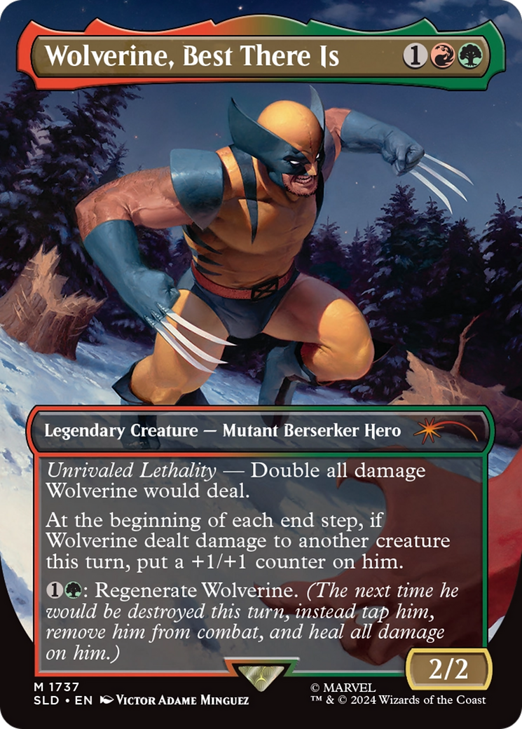 Wolverine, Best There Is (SLD-1737) - Secret Lair Drop (Borderless) Foil