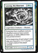 Louvaq, the Aberrant [Mystery Booster Playtest Cards]