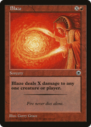 Blaze (With Flavor Text) [Portal]