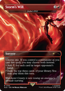 Jeska's Will (SLD-1744) - Secret Lair Drop / Storm's Will (Borderless) Foil