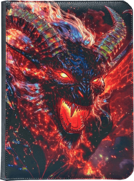 Maggot Labs: 9-Pocket Zippered Binder: Shadow and Flame