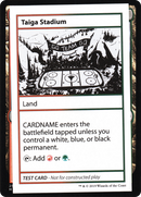 Taiga Stadium (2021 Edition) [Mystery Booster Playtest Cards]