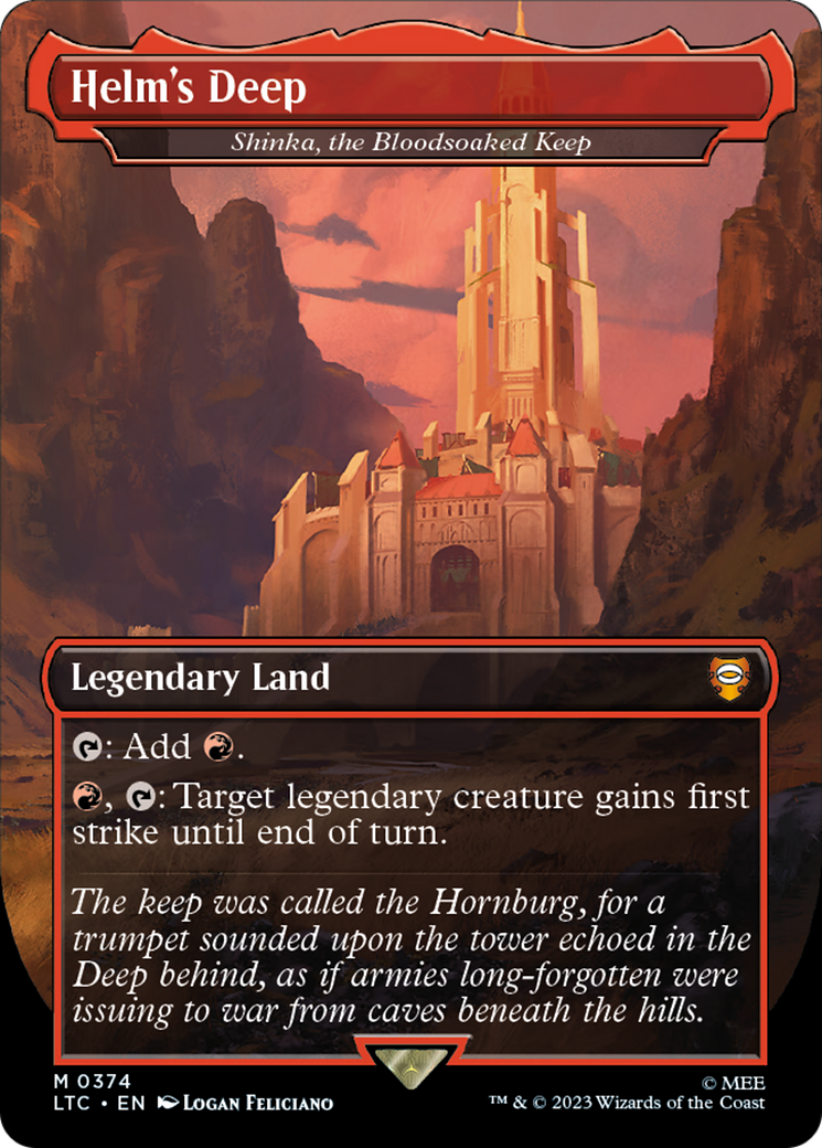 Helm's Deep - Shinka, the Bloodsoaked Keep [The Lord of the Rings: Tales of Middle-Earth Commander]