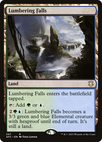 Lumbering Falls [Dungeons & Dragons: Adventures in the Forgotten Realms Commander]