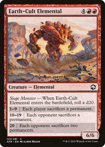 Earth-Cult Elemental [Dungeons & Dragons: Adventures in the Forgotten Realms]