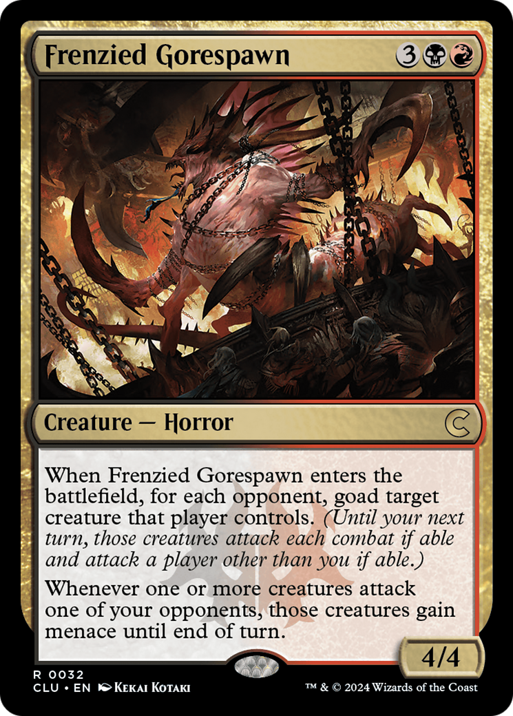 Frenzied Gorespawn [Ravnica: Clue Edition]