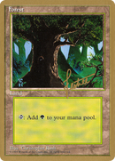 Forest (bl376) (Bertrand Lestree) [Pro Tour Collector Set]