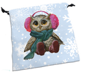 SJG - Festive Owls Dice Bag