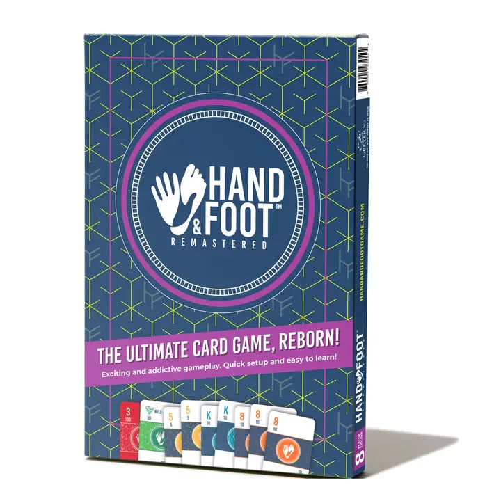Hand & Foot Remastered Card Game 8 Players- 14+