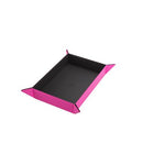 Gamegenic: Magnetic Dice Tray: Rectangular: Pink/Black