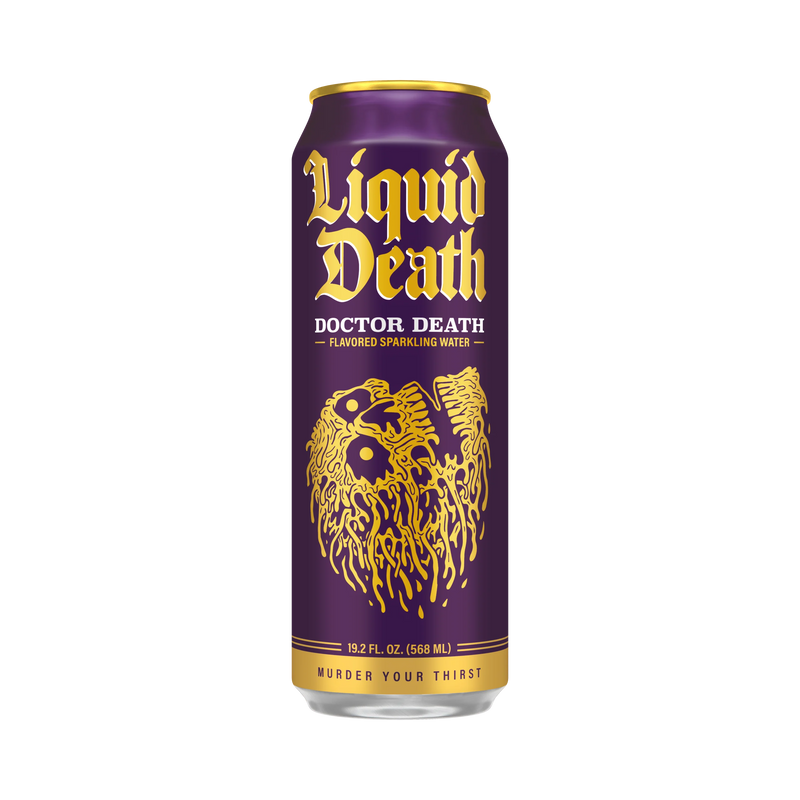 19.2oz Can: Liquid Death: Doctor Death