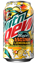 12oz Can: Mountain Dew: Baja Laguna Lemonade