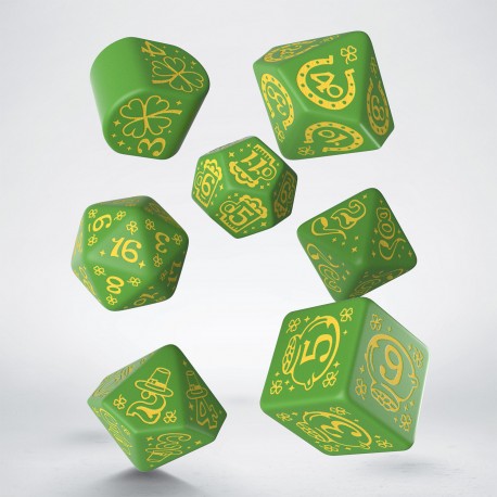 ST. Patrick's Day 7pc Dice Set