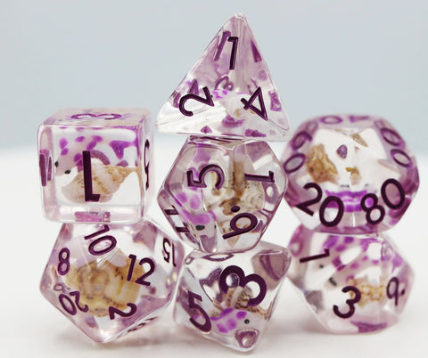 Foam Brain Games Purple Koi RPG Dice Set