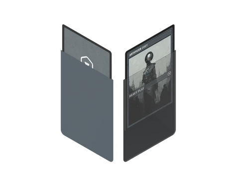 Heavy Play: CURV Sleeves: Artificer Grey (100)