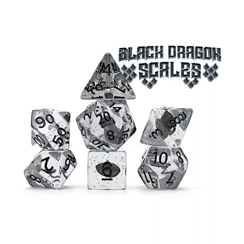 Gate Keeper Games Inclusion Dice: Black Dragon Scales