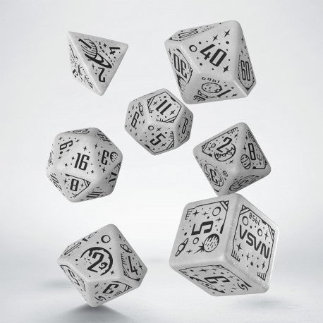 Q Workshop Space Dice Set - Apollo