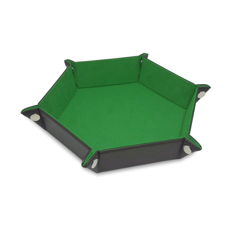 BCW Hexagon Dice Tray LX - grass