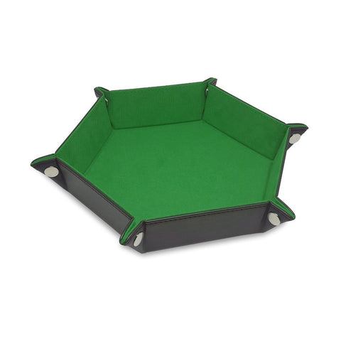 BCW Hexagon Dice Tray LX - grass