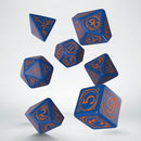 Wizards: Dark Blue and Orange Dice Set