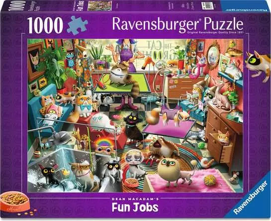 Ravensburger: 1000 Pieces: The Cat Groomer