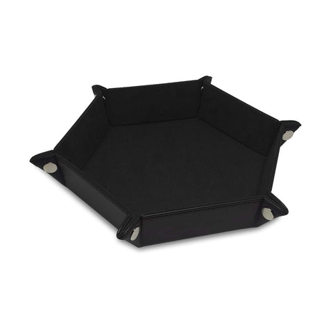 BCW Hexagon Dice Tray LX - Black