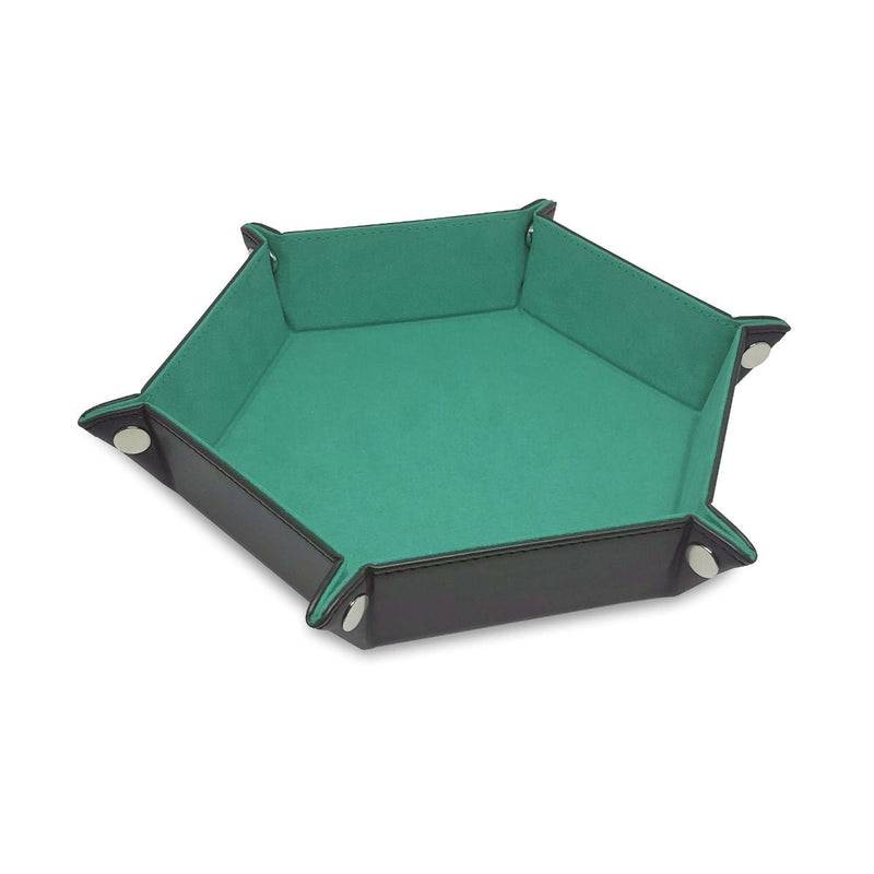 BCW Hexagon Dice Tray LX - Green