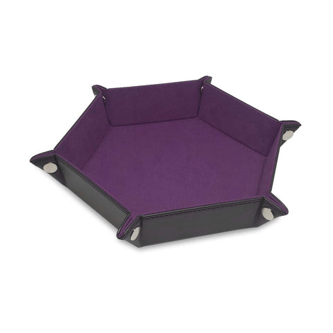 BCW Hexagon Dice Tray LX - Purple