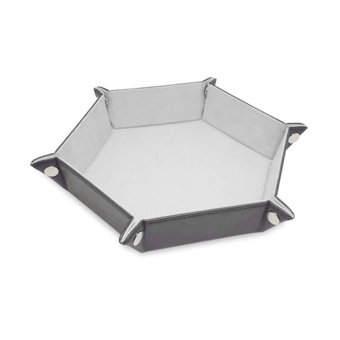 BCW Hexagon Dice Tray LX - White