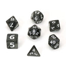 Die Hard Dice 7 Die Mega Dice Set: Black Swirl with White