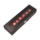 Ultra Pro Heavy Metal Dungeons and Dragons Red/White RPG Dice Set
