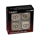 Ultra Pro Deluxe 22MM Black Mana Loyalty Dice Set - Plains