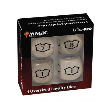 Ultra Pro Deluxe 22MM Black Mana Loyalty Dice Set - Plains