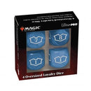 Ultra Pro Deluxe 22MM Black Mana Loyalty Dice Set - Island