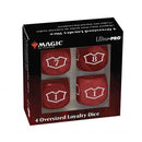 Ultra Pro Deluxe 22MM Black Mana Loyalty Dice Set - Mountain