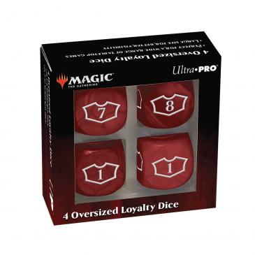 Ultra Pro Deluxe 22MM Black Mana Loyalty Dice Set - Mountain