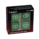 Ultra Pro Deluxe 22MM Black Mana Loyalty Dice Set - Forest