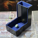 Forged Gaming The Keep: Compact Magnetic Dice Tower and Dice Tray - Blue