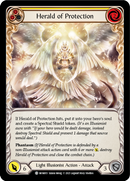 Herald of Protection (Yellow) [MON015-RF] (Monarch)  1st Edition Rainbow Foil