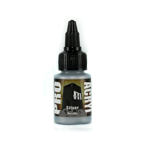 Monument Hobbies: Pro Acryl: Silver (Metallic)