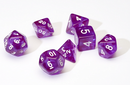 Sirius Dice: 7 Die Set: Translucent Purple Resin