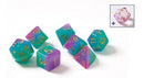 Sirius Dice: 7 Die Set: Semi-Translucent - Northern Lights