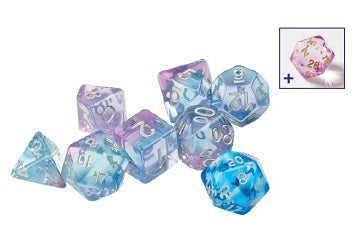 Sirius Dice: 7 Die Set: Semi-Translucent - Polyroller