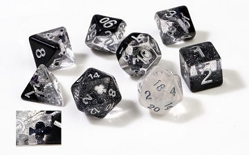 Sirius Dice: 7 Die Set: Clubs Dice Set