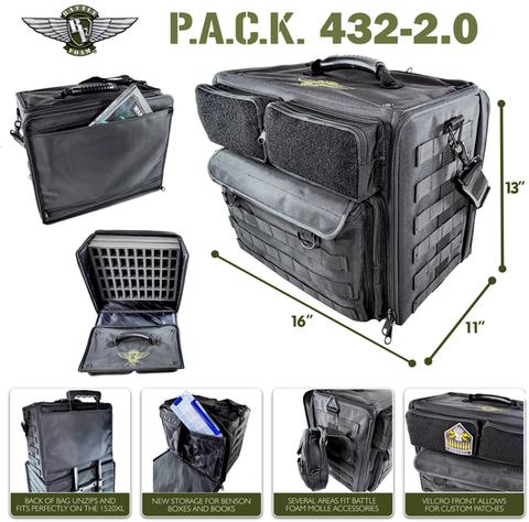 Battle Foam: P.A.C.K. 432 2.0 Molle Vertical Pluck Foam Load Out