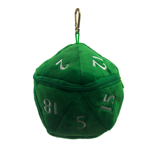 Ultra PRO: Dice Bag - Plush D20 (Green)