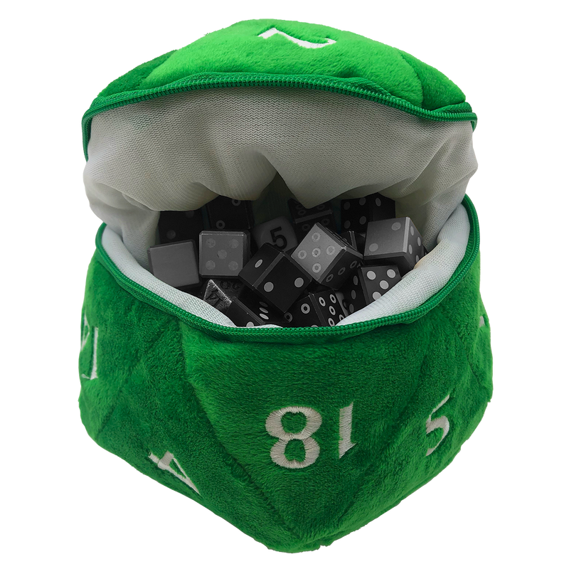 Ultra PRO: Dice Bag - Plush D20 (Green)