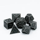 Die Hard Dice 7 Die Metal Dice Set: Reticle Uchronia Ottensian