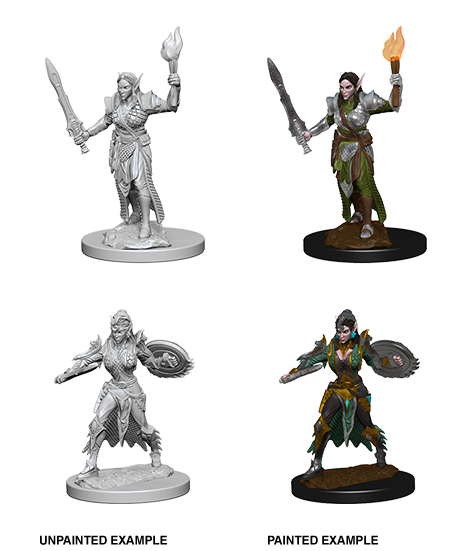 Wizkids: Pathfinder: Deep Cuts: Elf Female Fighter